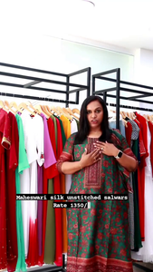 Maheswari Silk Unstitched Salwars Set - TD765