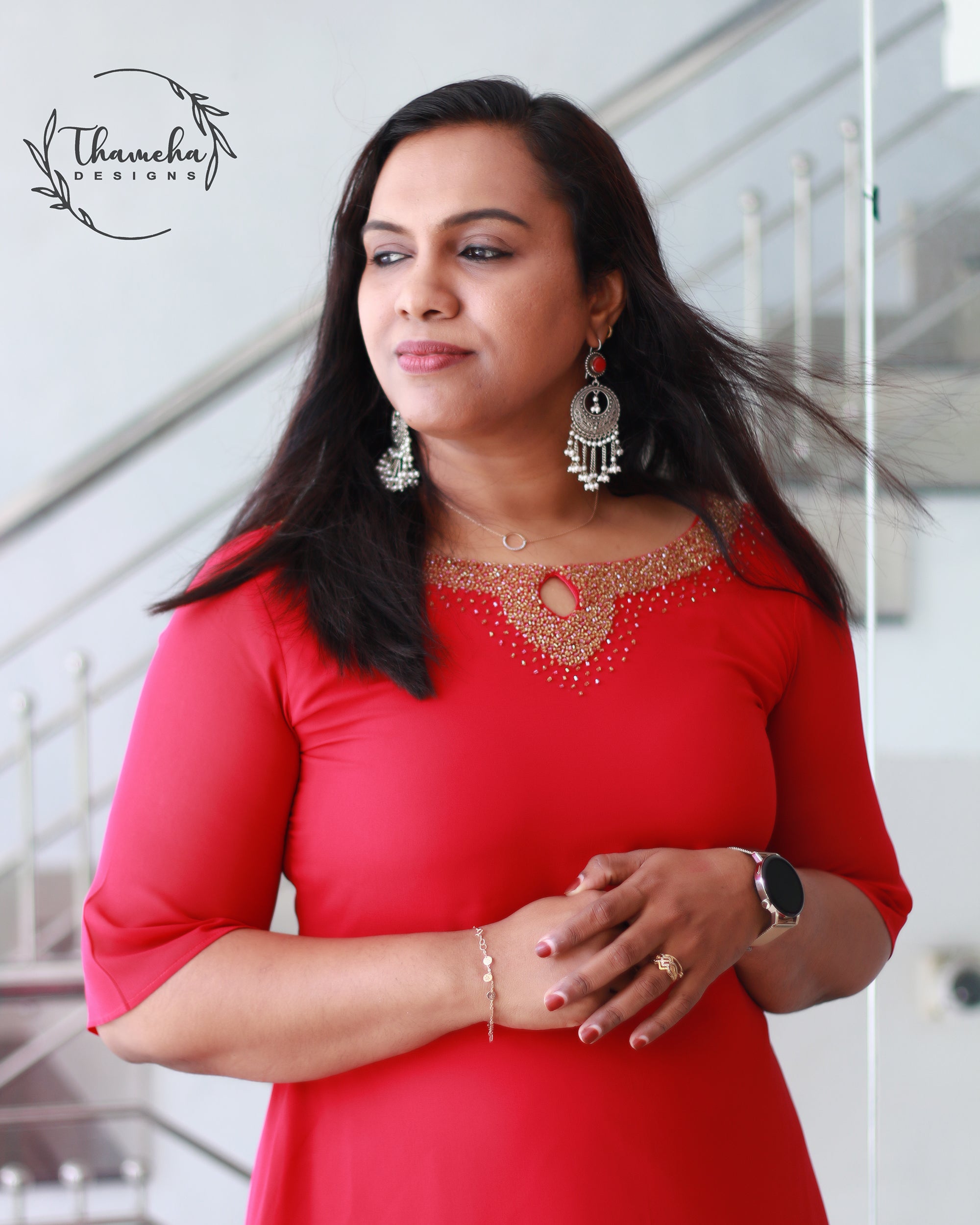 Georgette designer Kurthi - TD2956