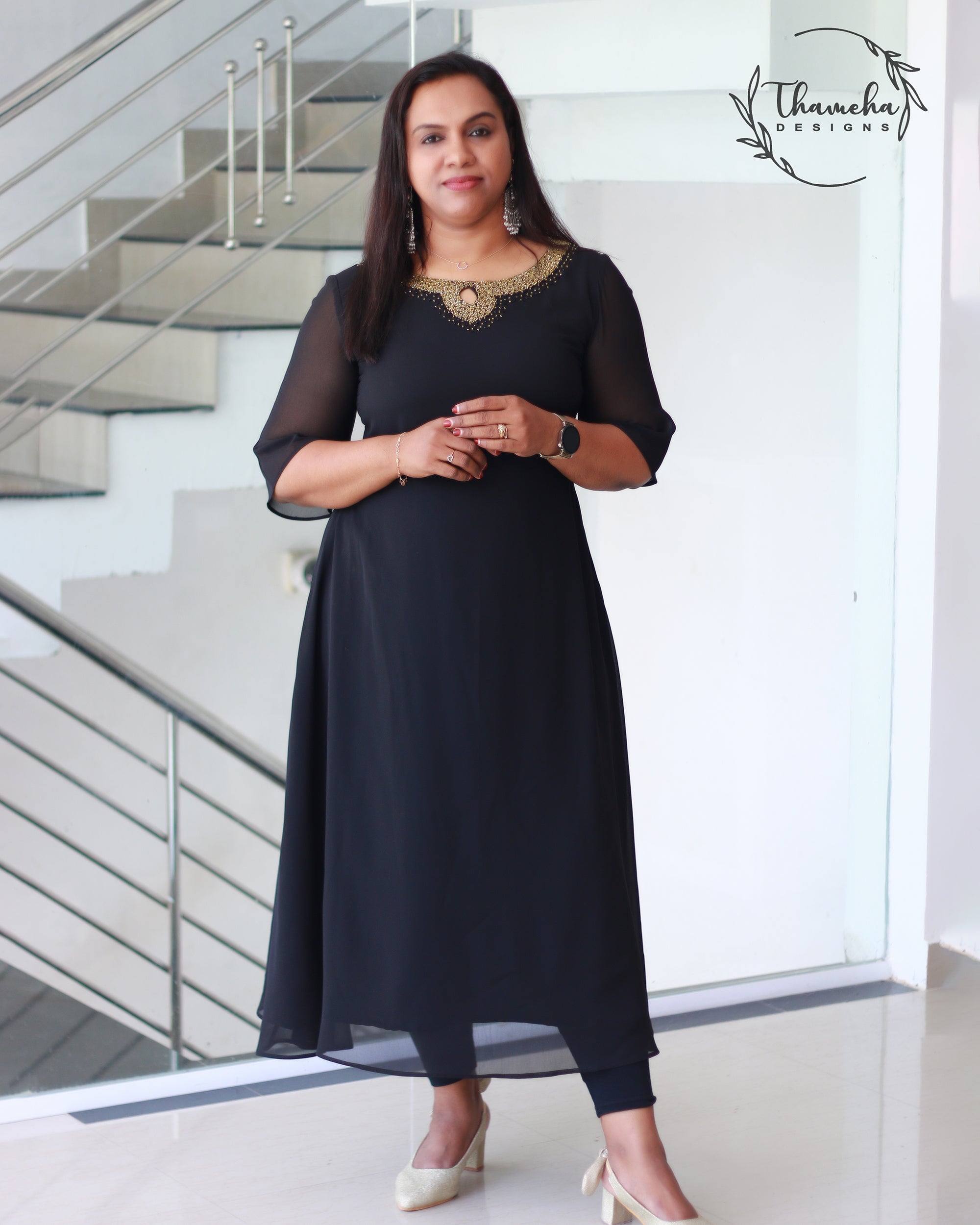 Georgette designer Kurthi - TD2956