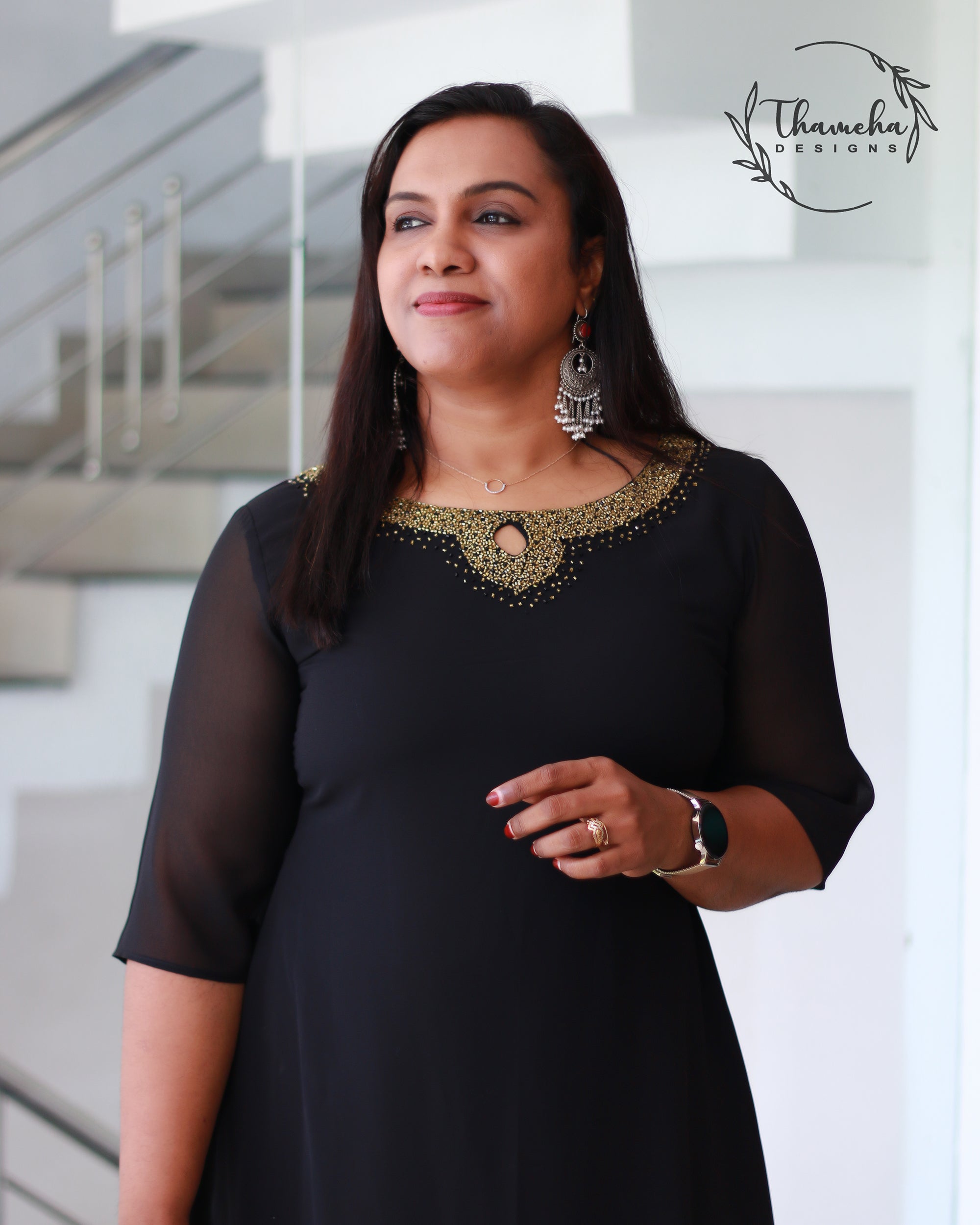 Georgette designer Kurthi - TD2956