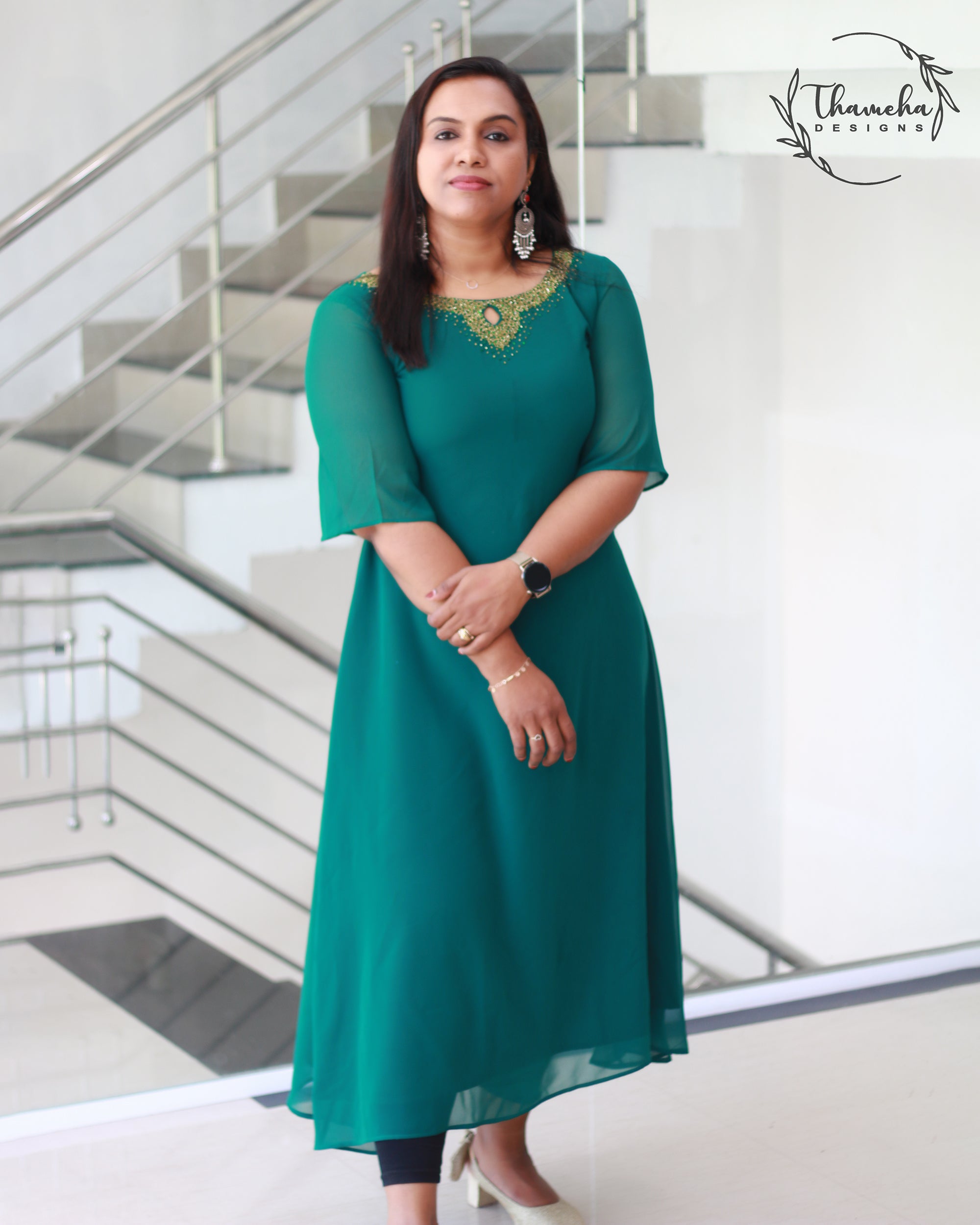 Georgette designer Kurthi - TD2956