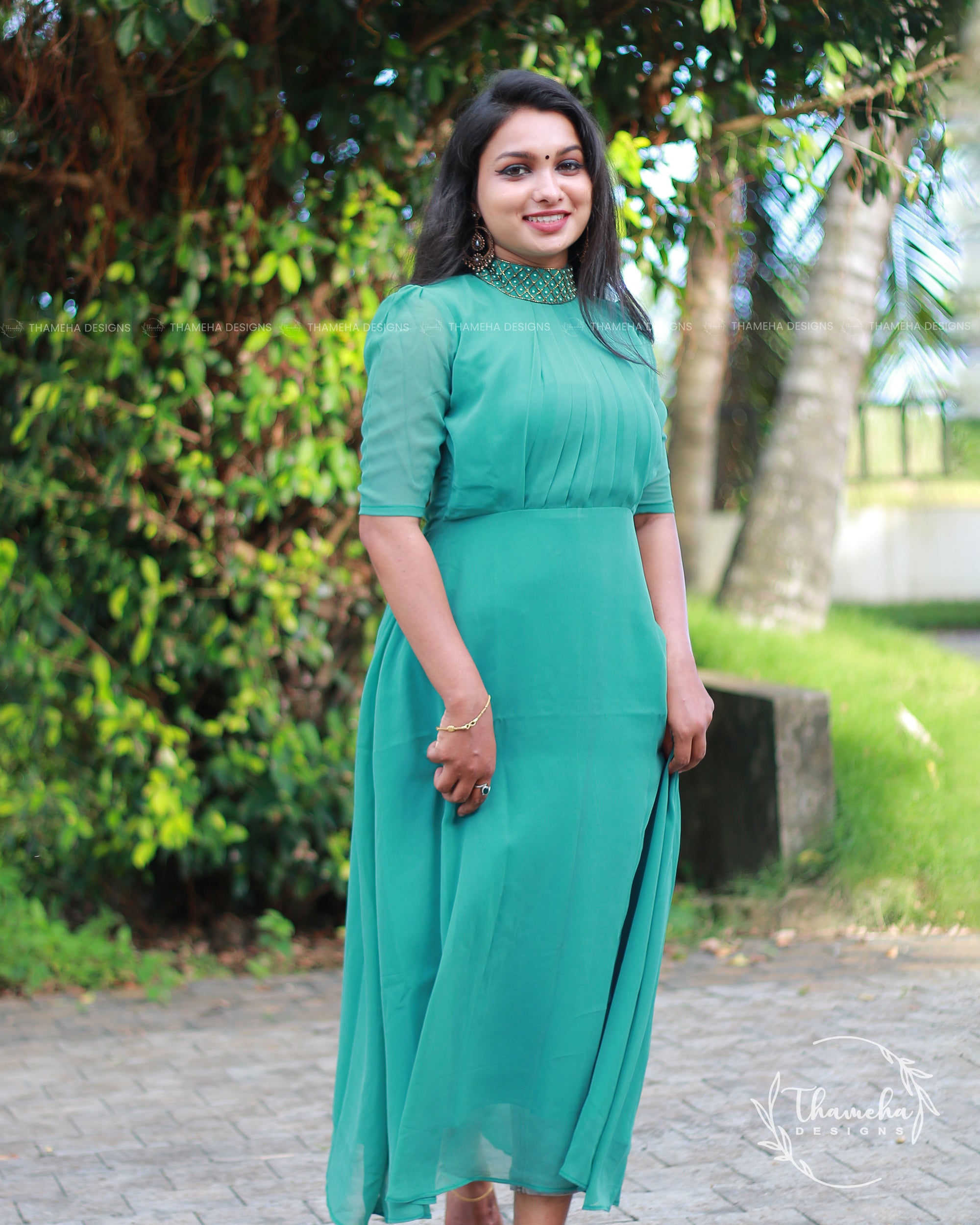 Georgette Designer Kurthi - TD3041