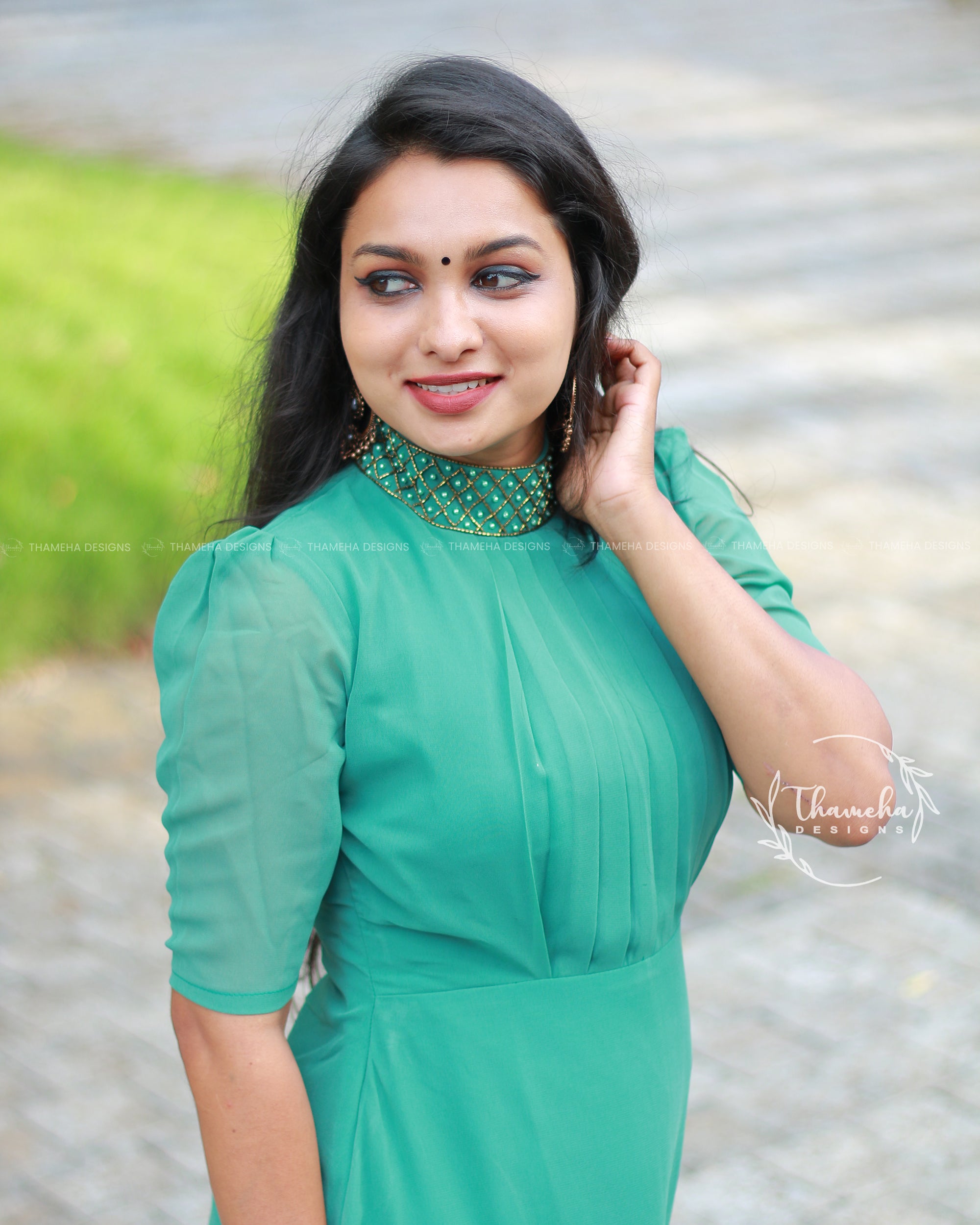 Georgette Designer Kurthi - TD3041