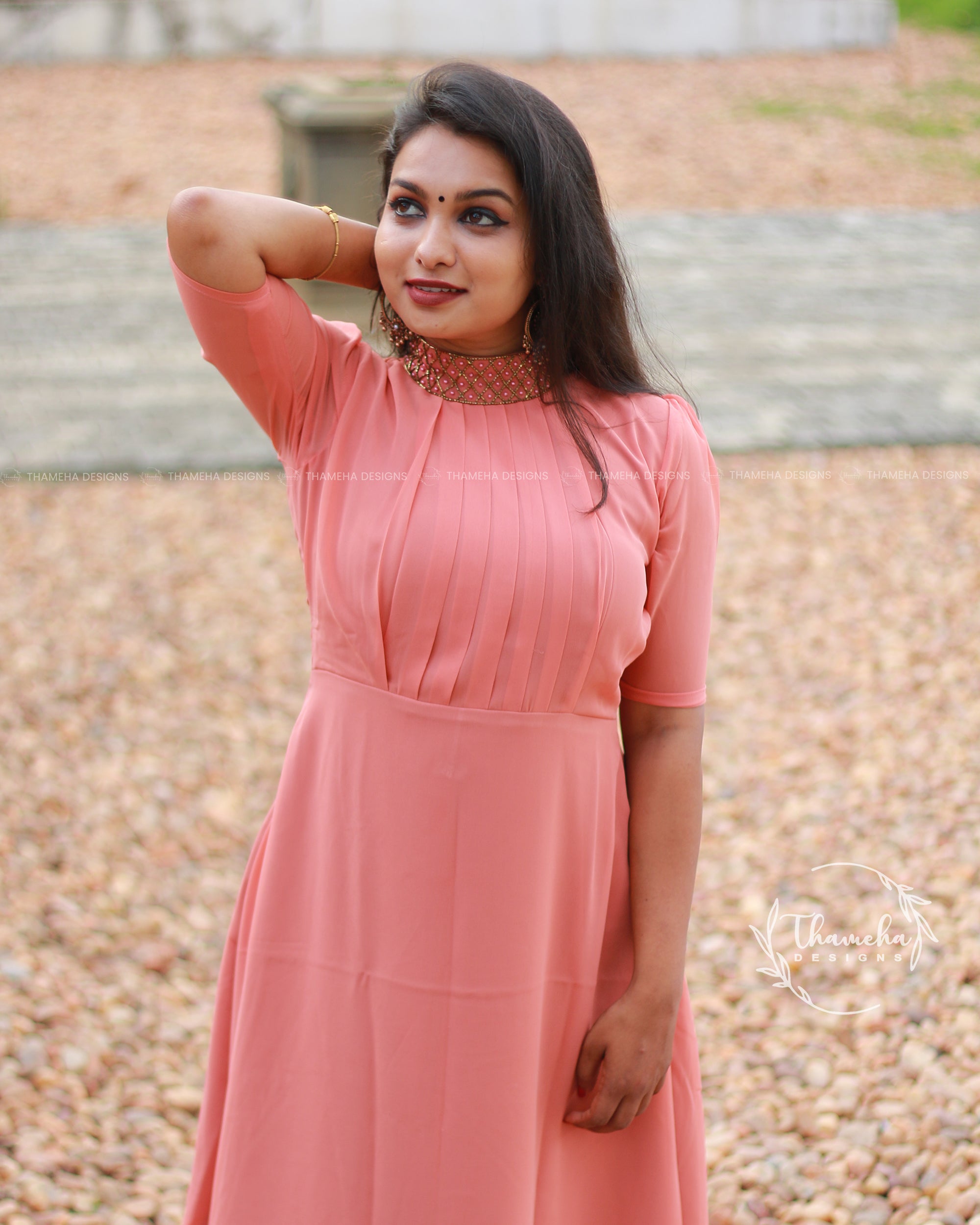 Georgette Designer Kurthi - TD3041