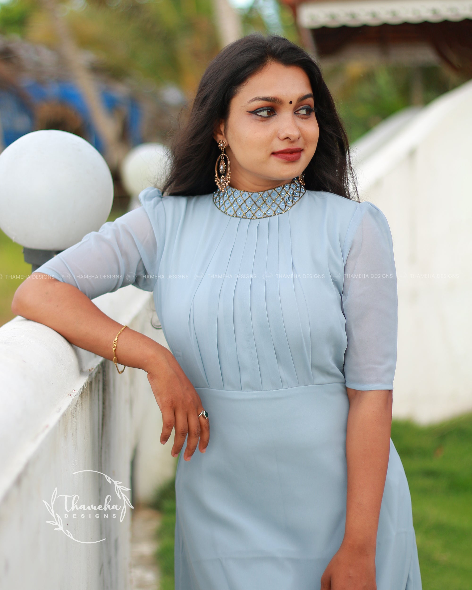 Georgette Designer Kurthi - TD3041