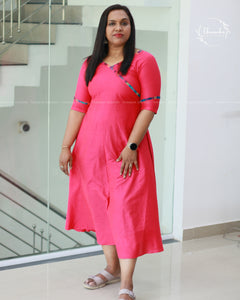 Cotton designer  Aline dress-td3291