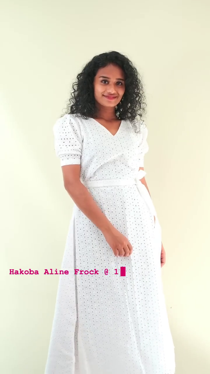 White Hakoba Cotton Dress – Rever By Liya